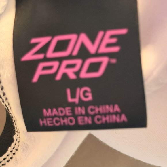 FOUR Zone Pro Lightly Padded Wireless Pullon Bras (white/grey/black) L / 34/36C - Picture 13 of 16